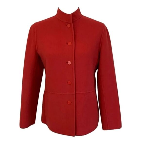 Eileen Fisher Cashmere and Wool Blend Button Down Longsleeve Jacket Size Medium - Picture 7 of 7